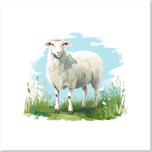 White Sheep Posters and Art